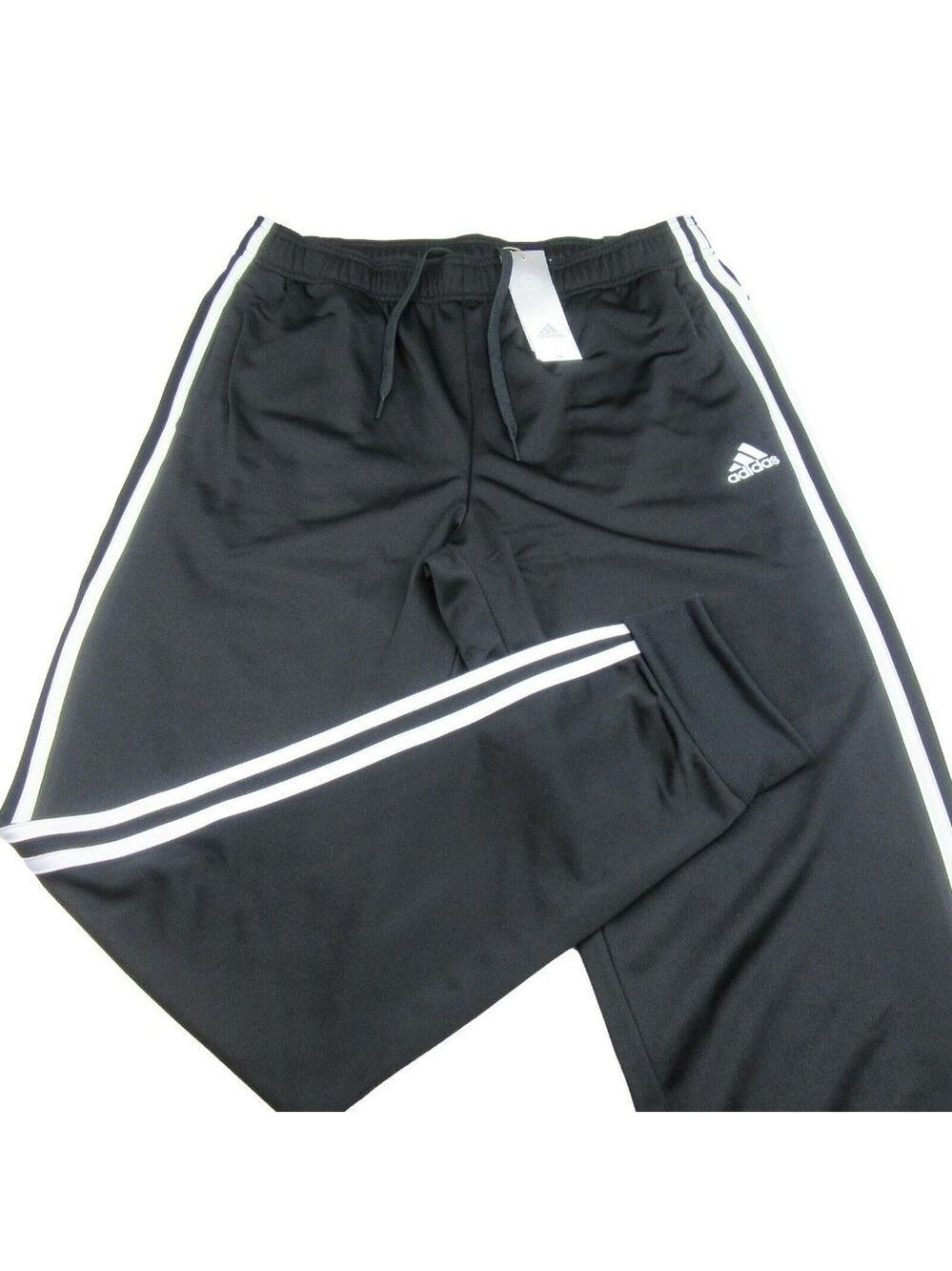 Adidas Essentials Tapered 3-Stripes Jogger Pants Mens Size Large NEW - Picture 1 of 14